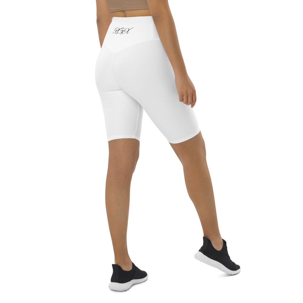 White Biker Shorts