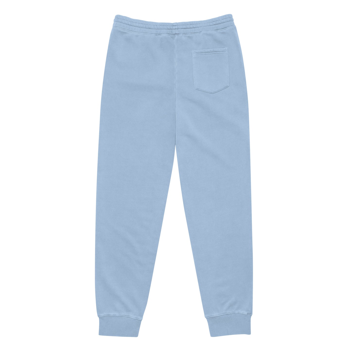 White logo pigment-dyed sweatpants