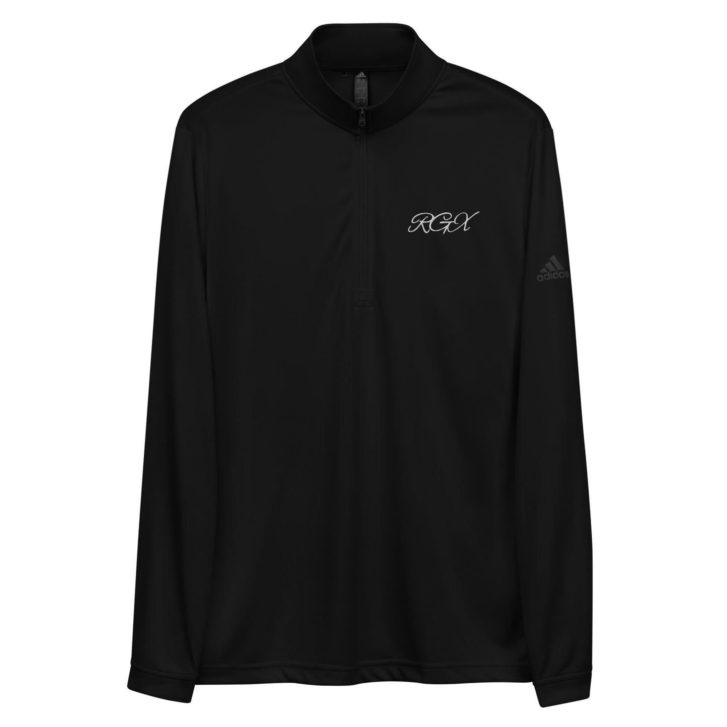 White logo Quarter zip pullover