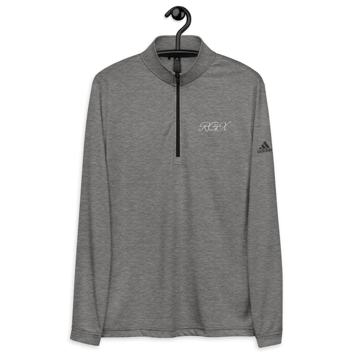 White logo Quarter zip pullover