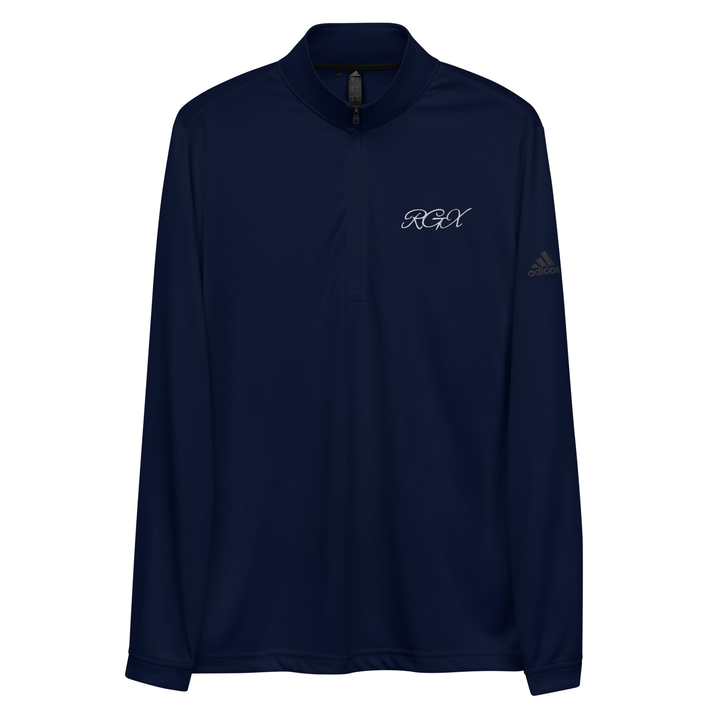 White logo Quarter zip pullover