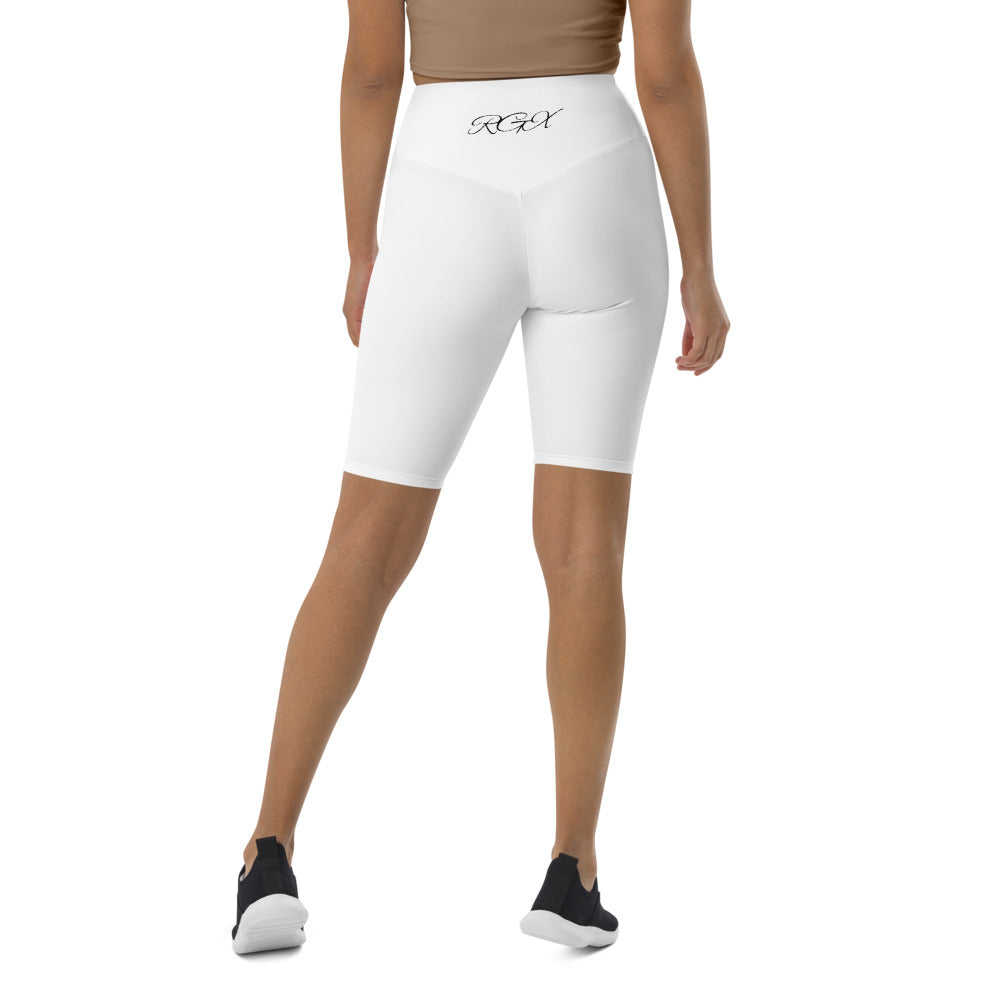White Biker Shorts