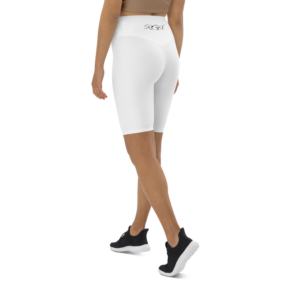 White Biker Shorts