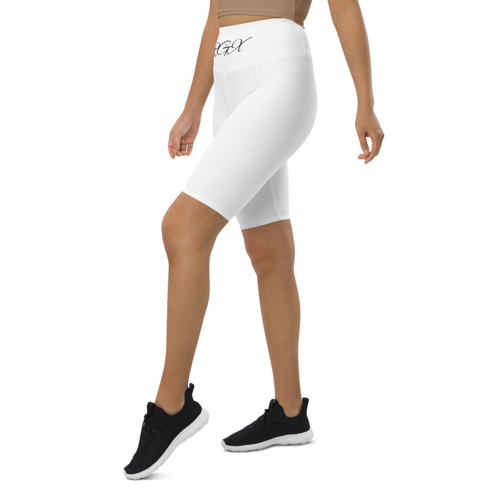White Biker Shorts