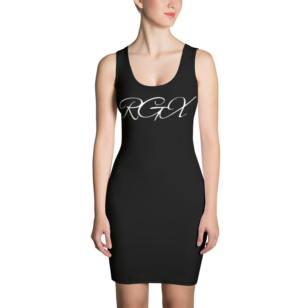 Black Sublimation Cut & Sew Dress