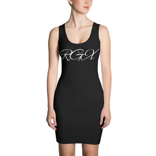 Black Sublimation Cut & Sew Dress