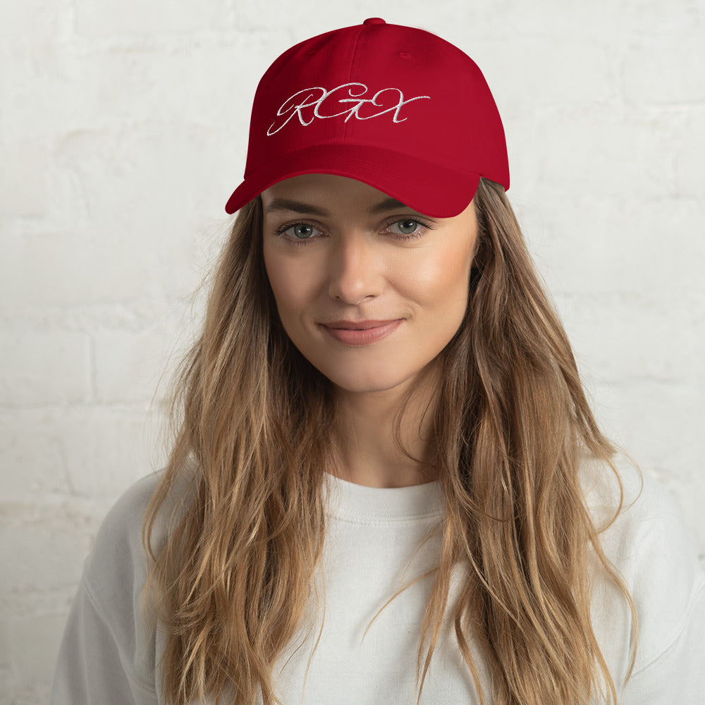 White RGX Dad hat