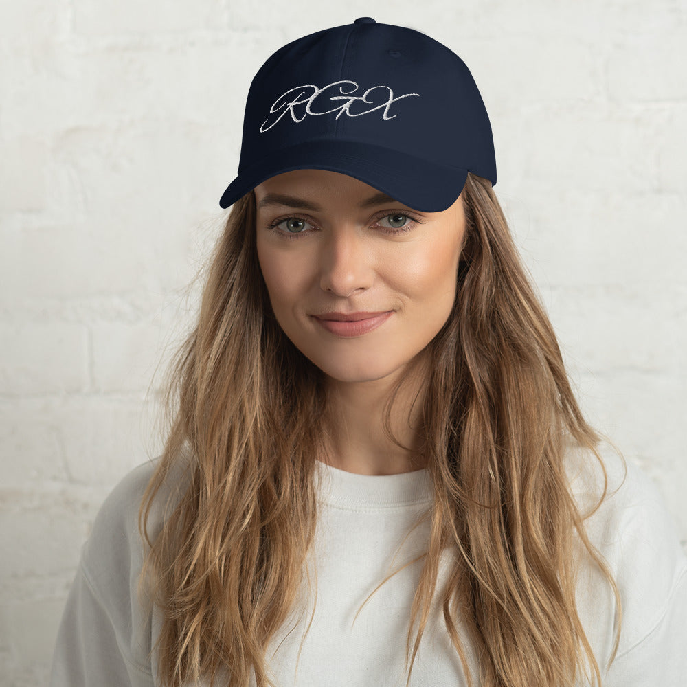 White RGX Dad hat