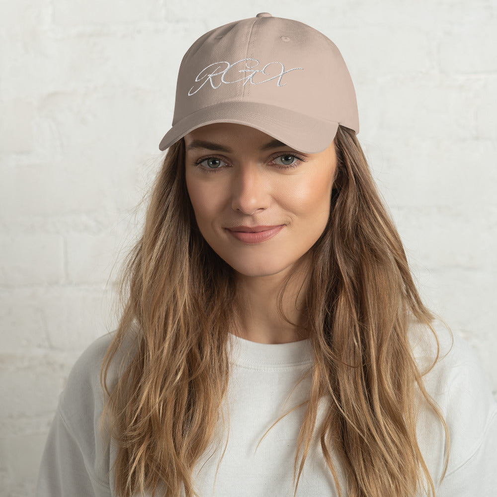 White RGX Dad hat