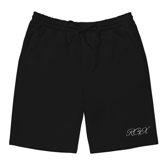 White RGX fleece shorts