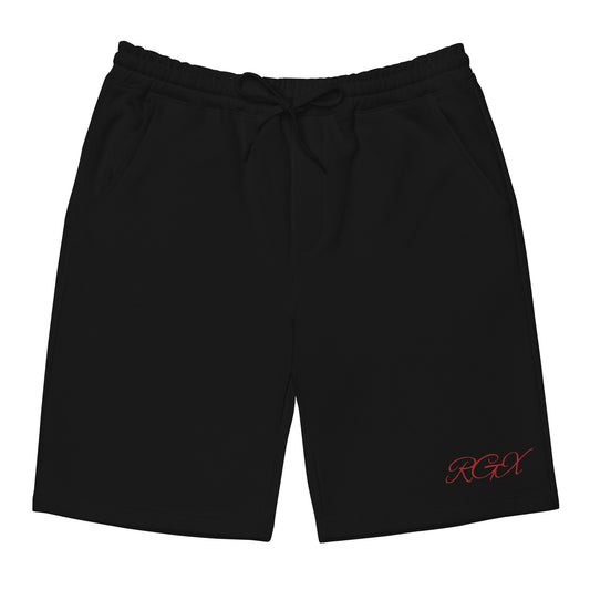 Red RGX fleece shorts
