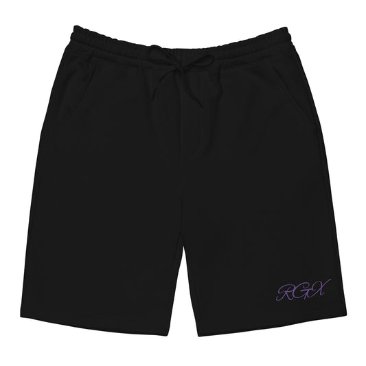 Purple RGX fleece shorts