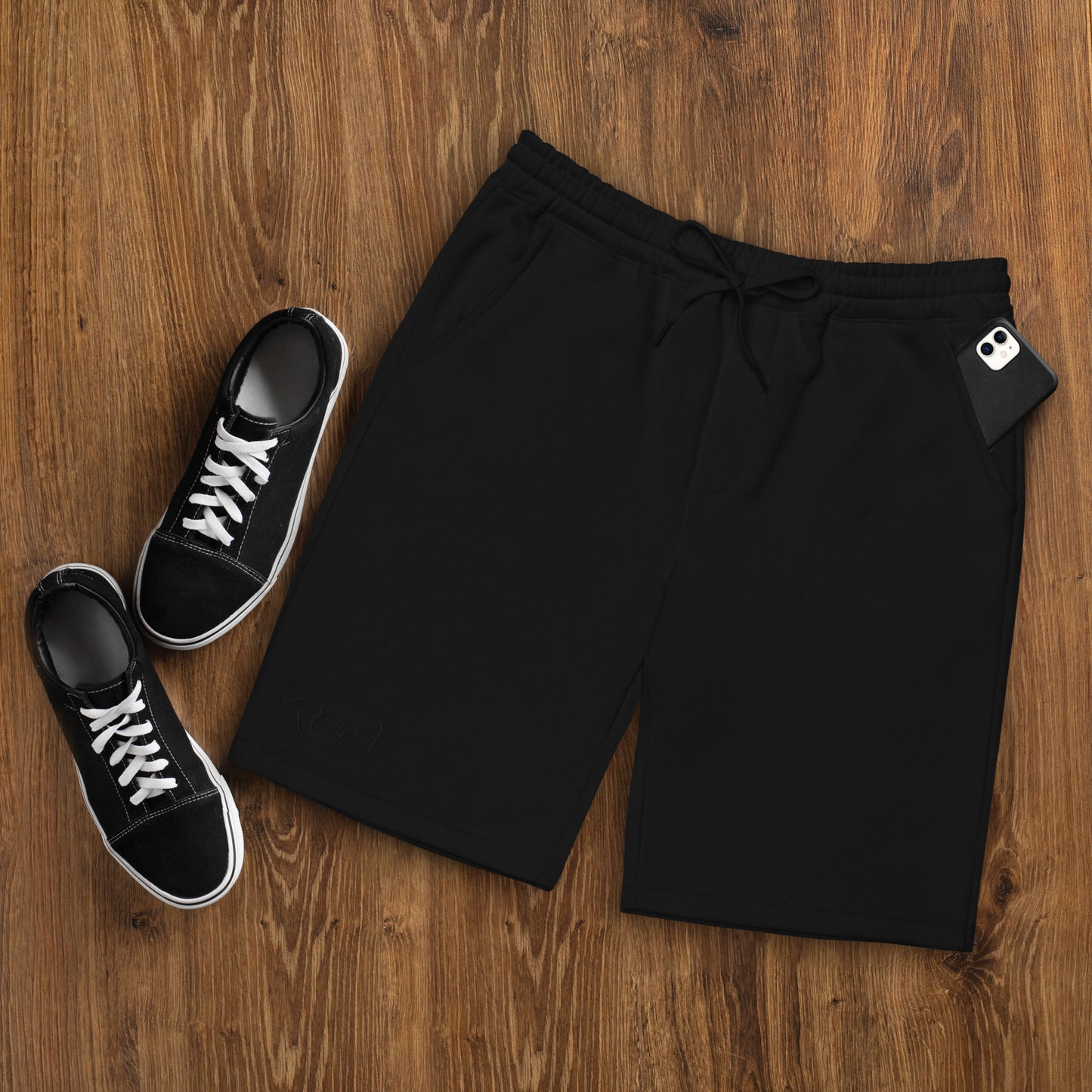 Black RGX fleece shorts