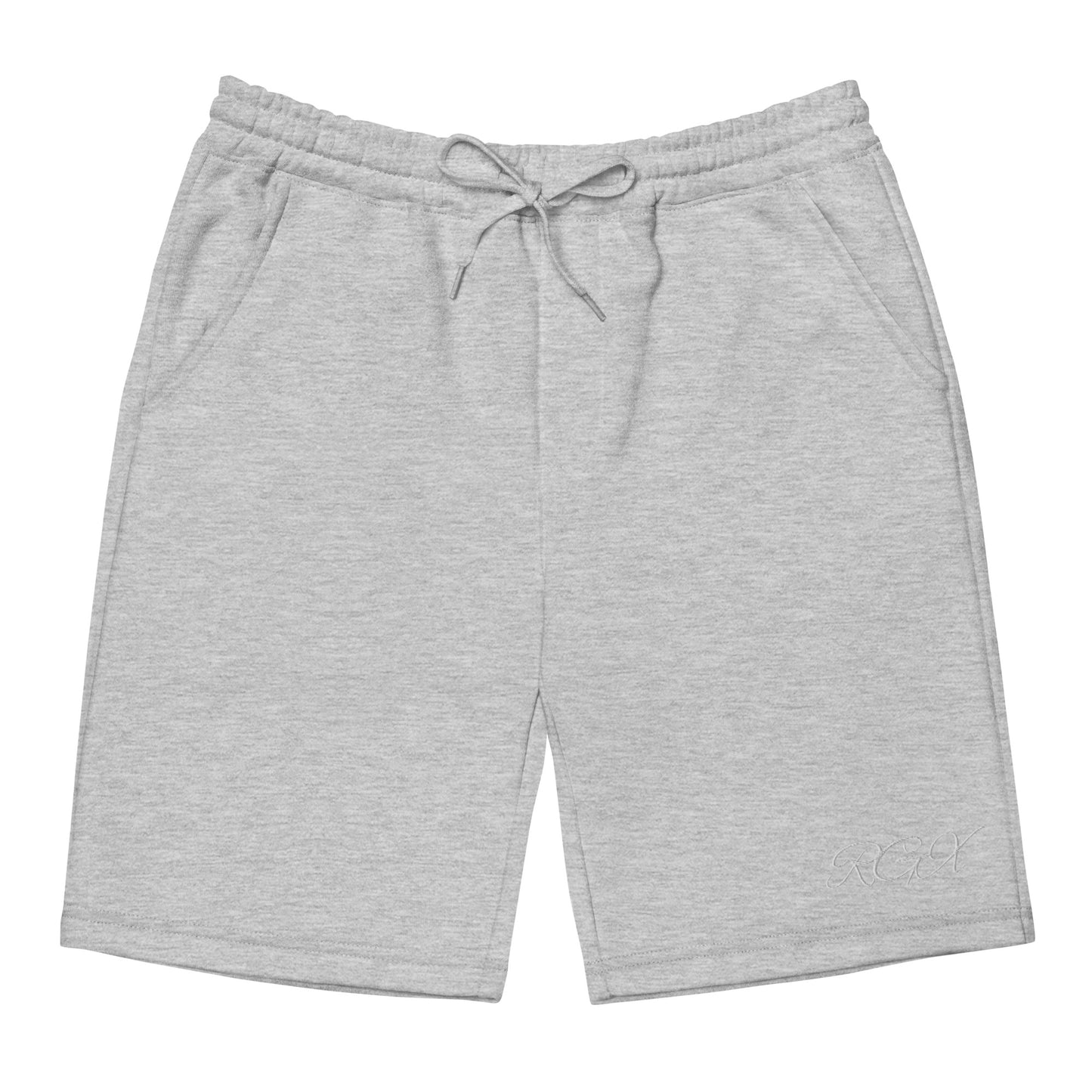 White RGX fleece shorts