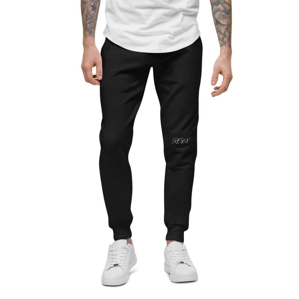 Black Logo RGX fleece sweatpants