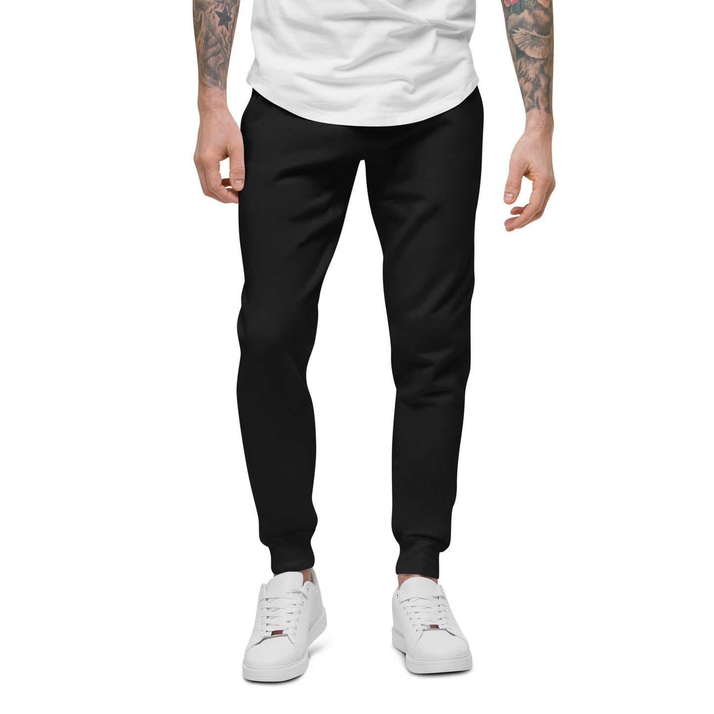 Black fleece sweatpants