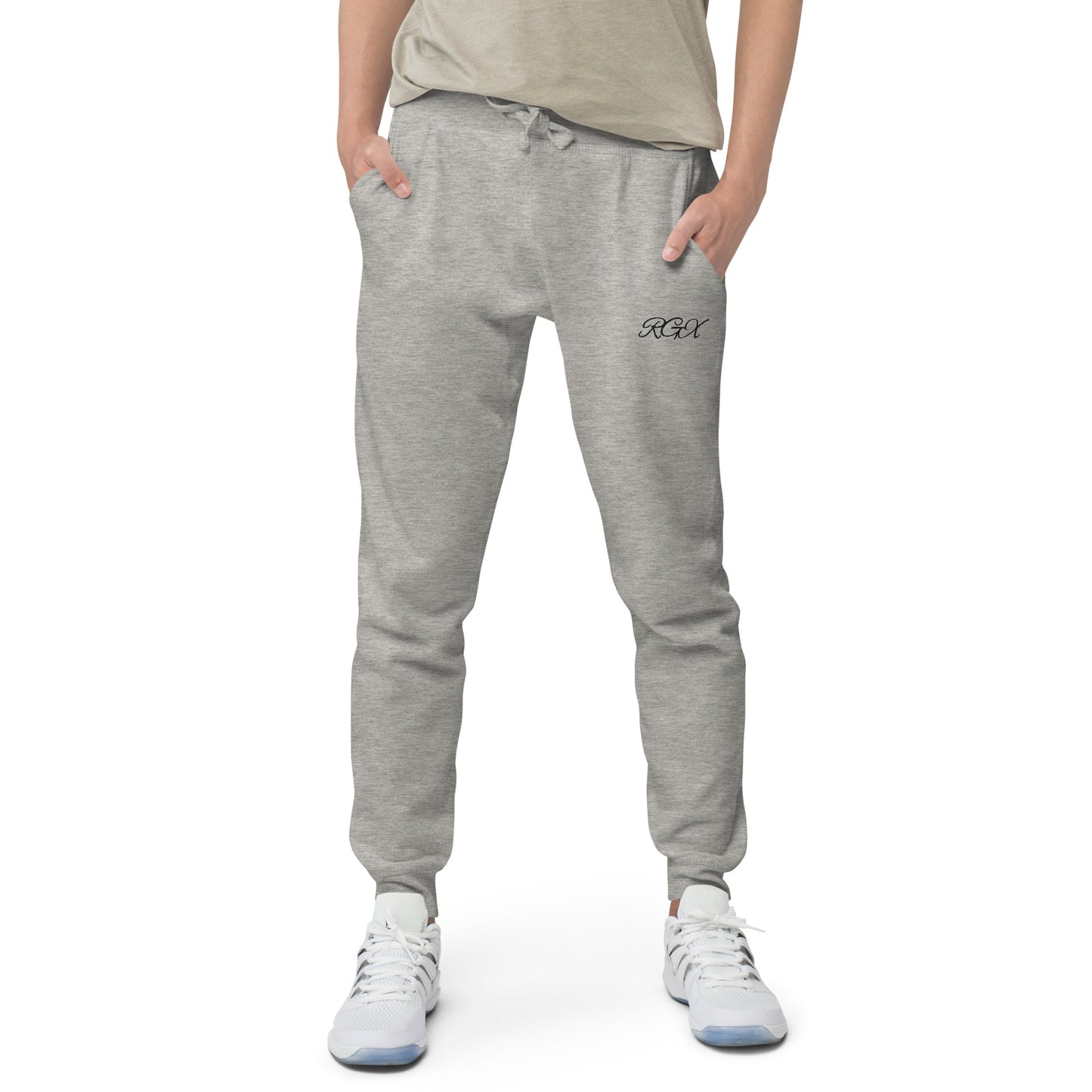Black fleece sweatpants