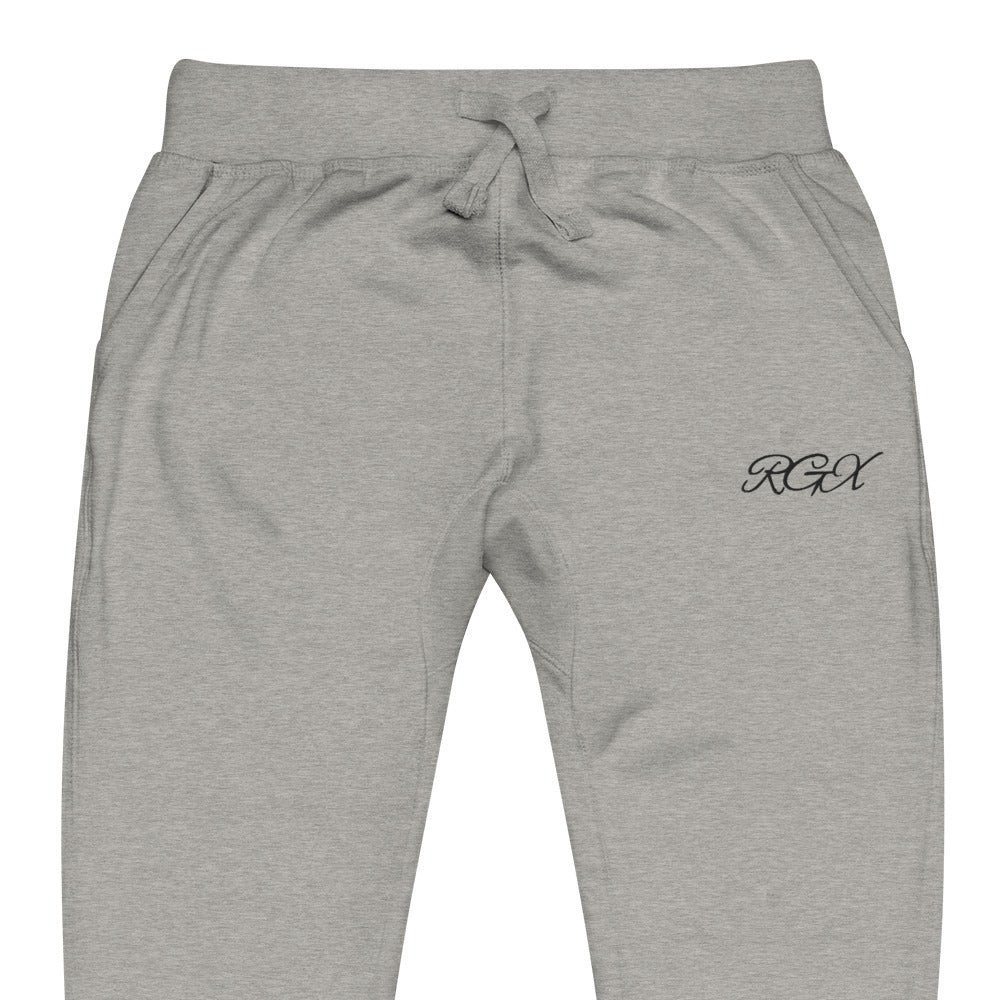Black fleece sweatpants