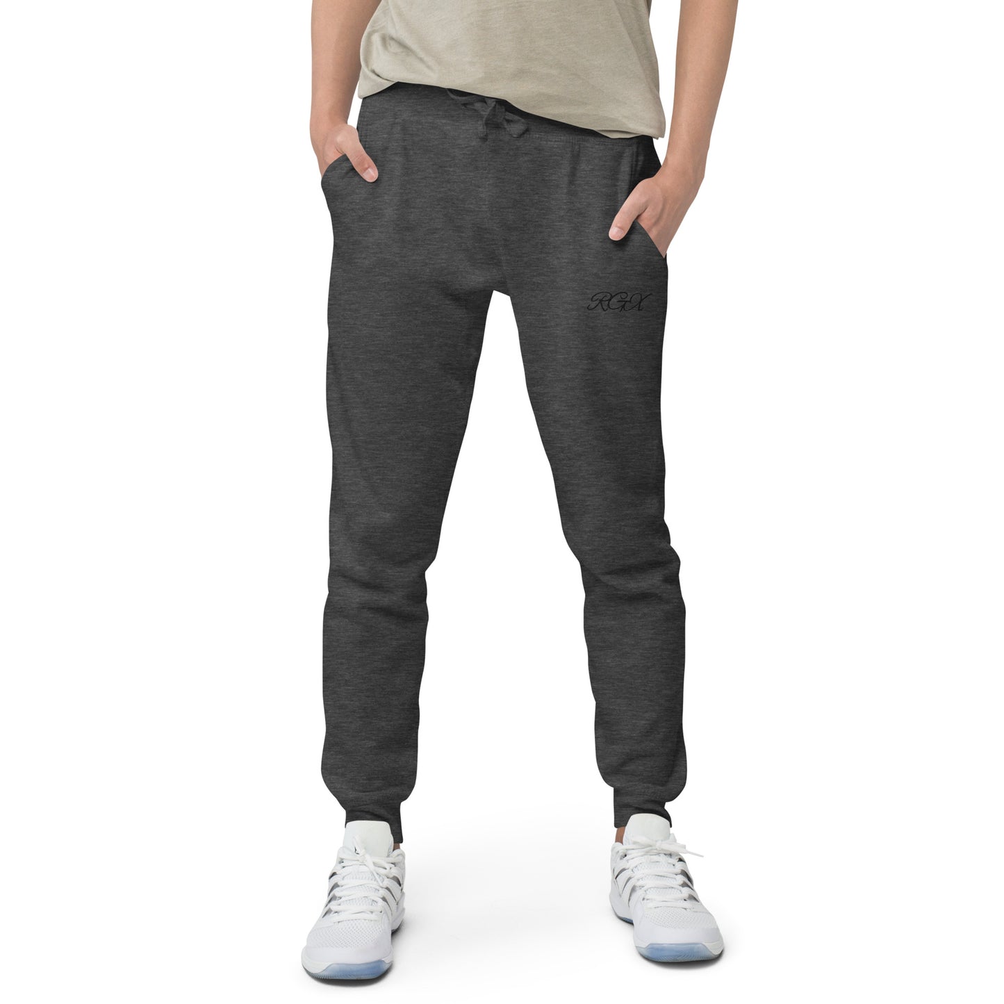 Black fleece sweatpants