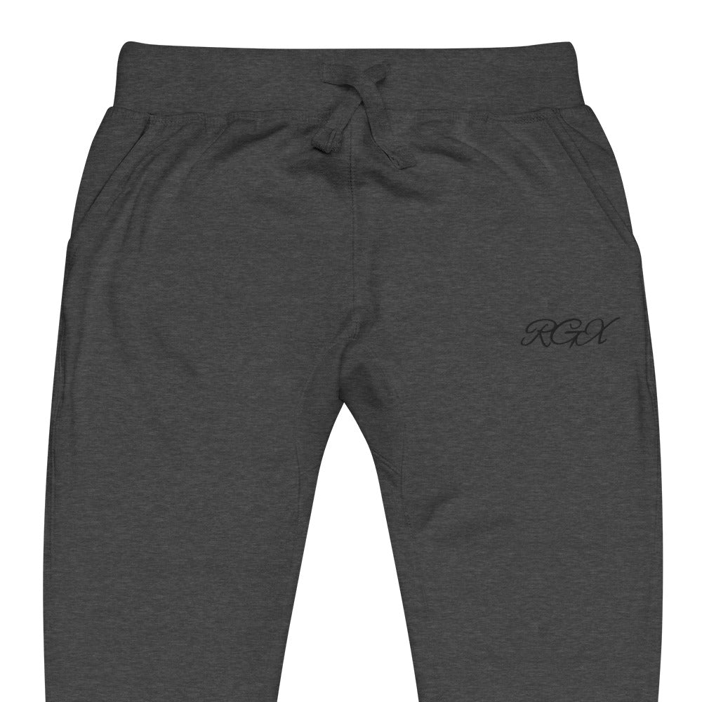 Black fleece sweatpants