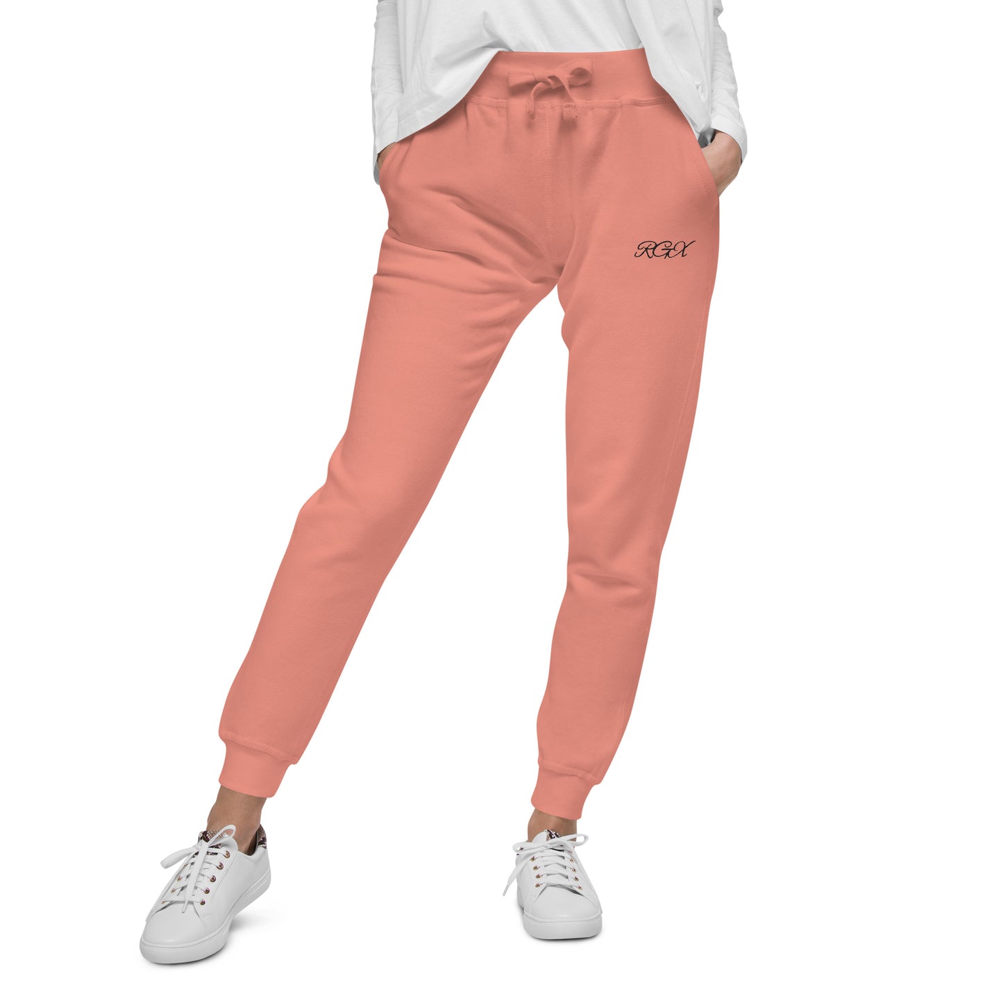 Black fleece sweatpants