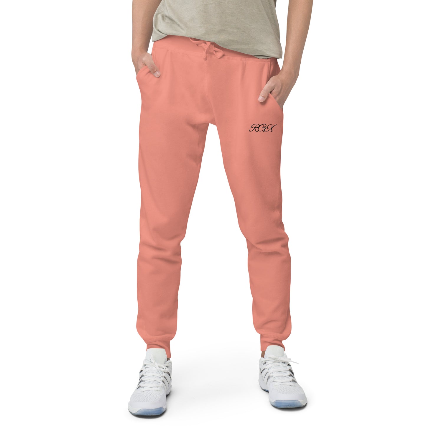 Black fleece sweatpants