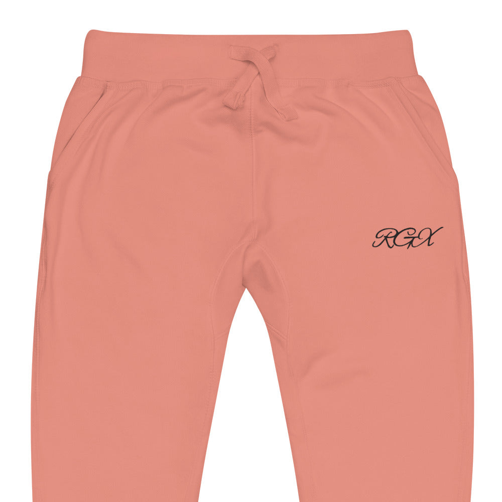 Black fleece sweatpants