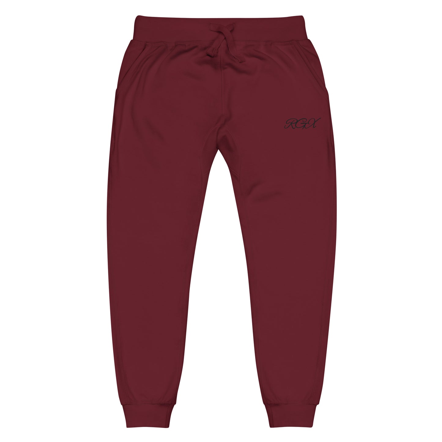 Black fleece sweatpants