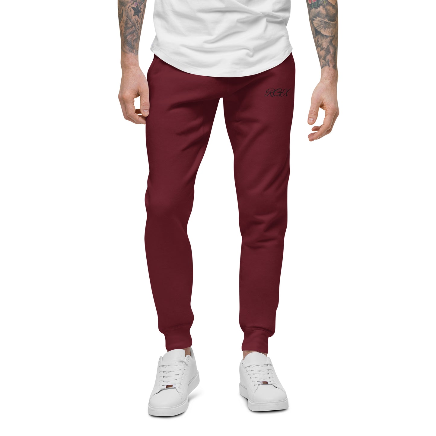 Black fleece sweatpants