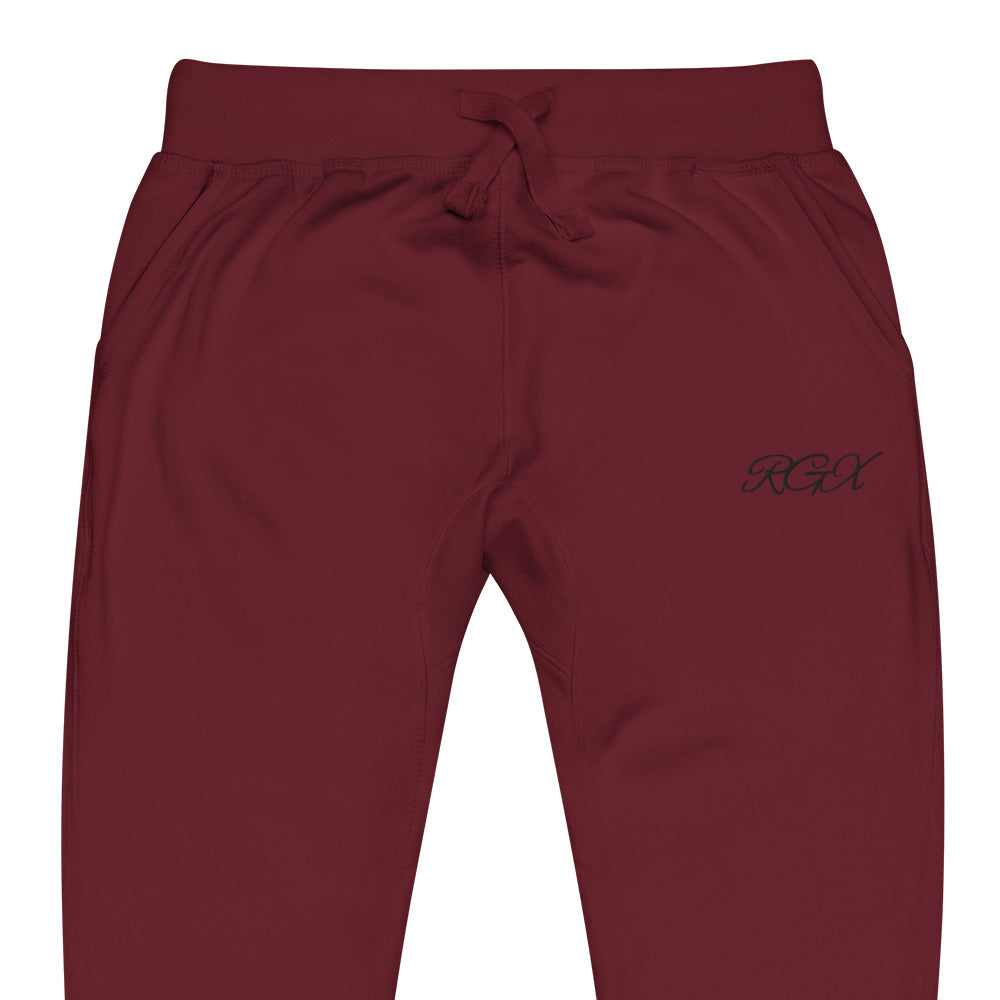Black fleece sweatpants