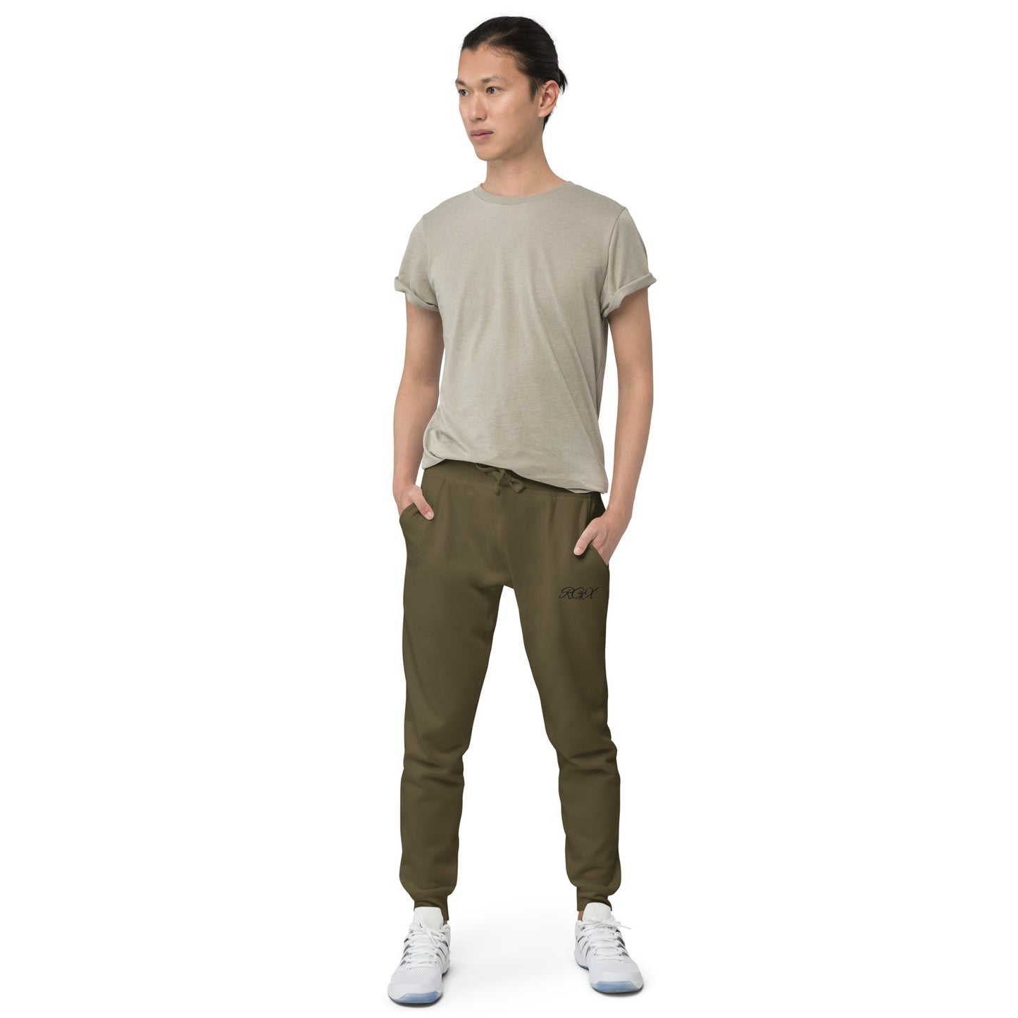 Black fleece sweatpants