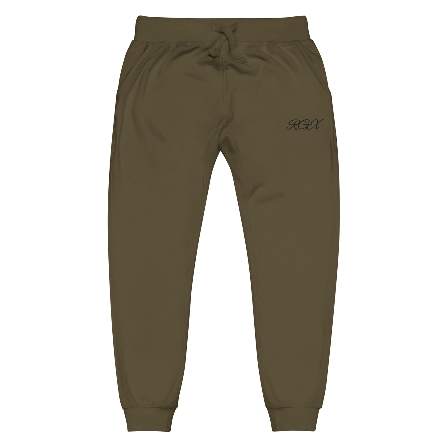 Black fleece sweatpants