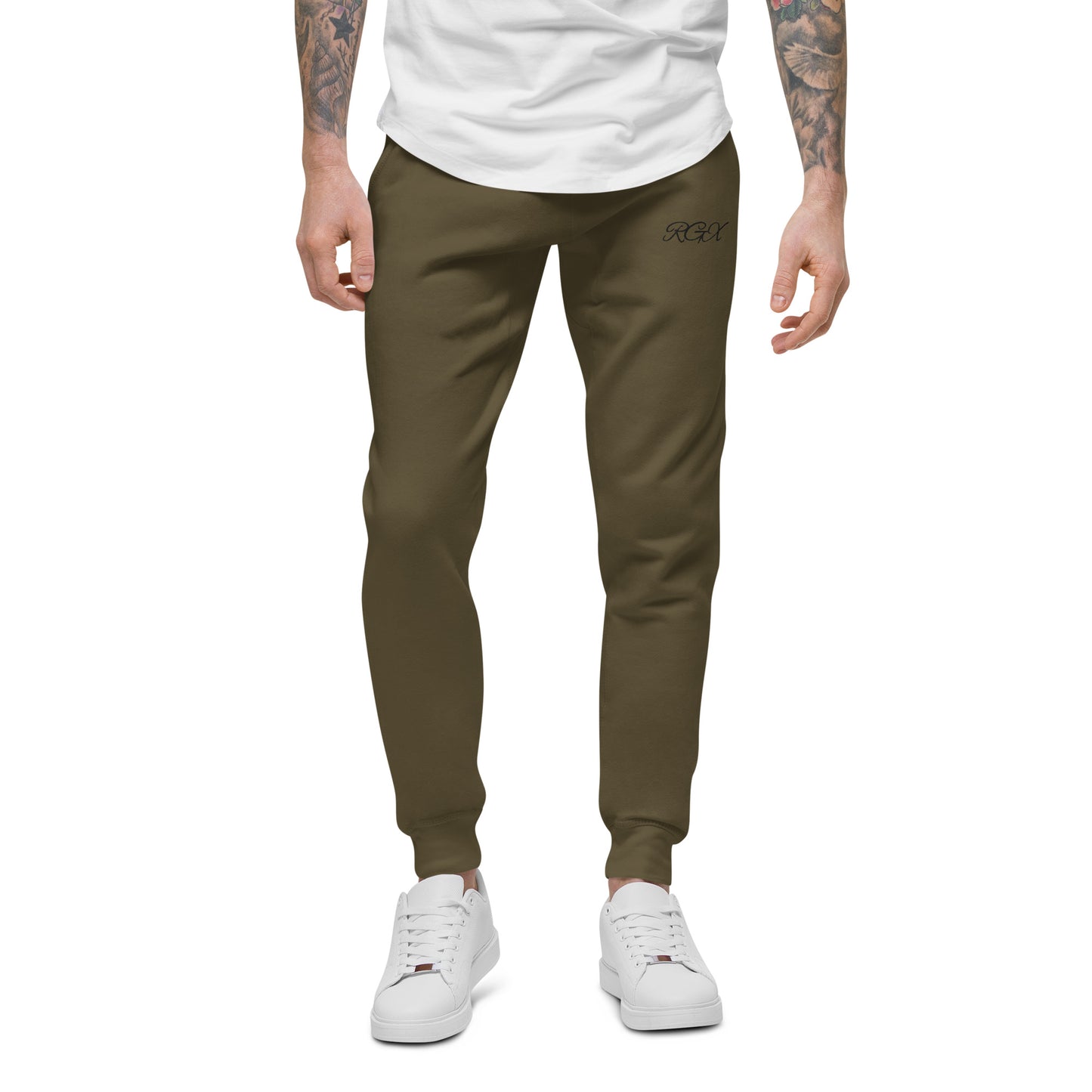 Black fleece sweatpants