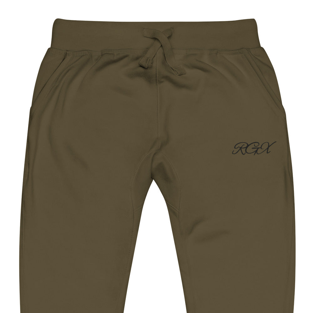 Black fleece sweatpants