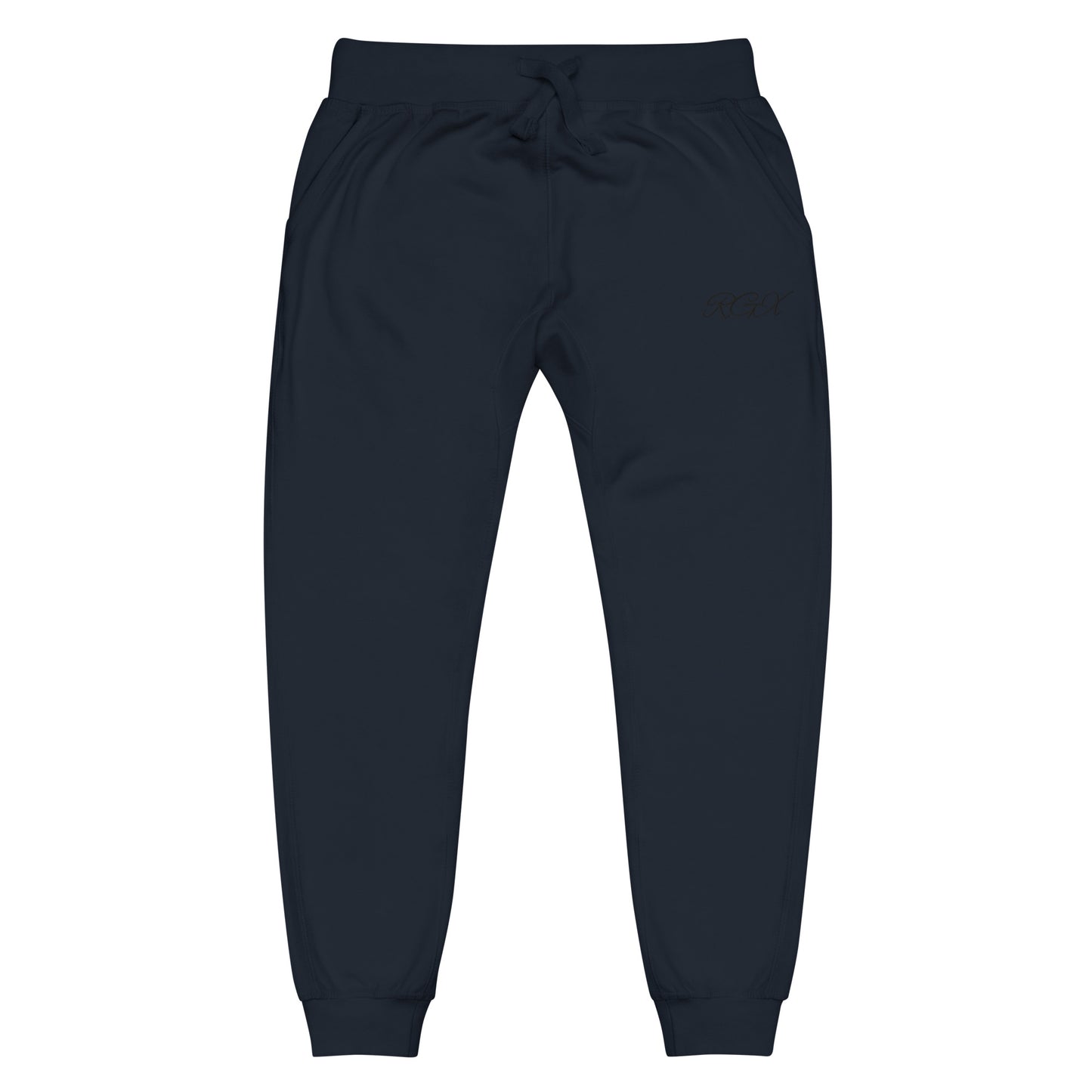 Black fleece sweatpants
