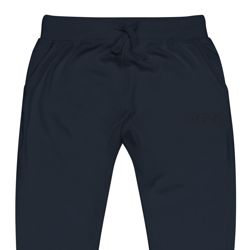 Black fleece sweatpants