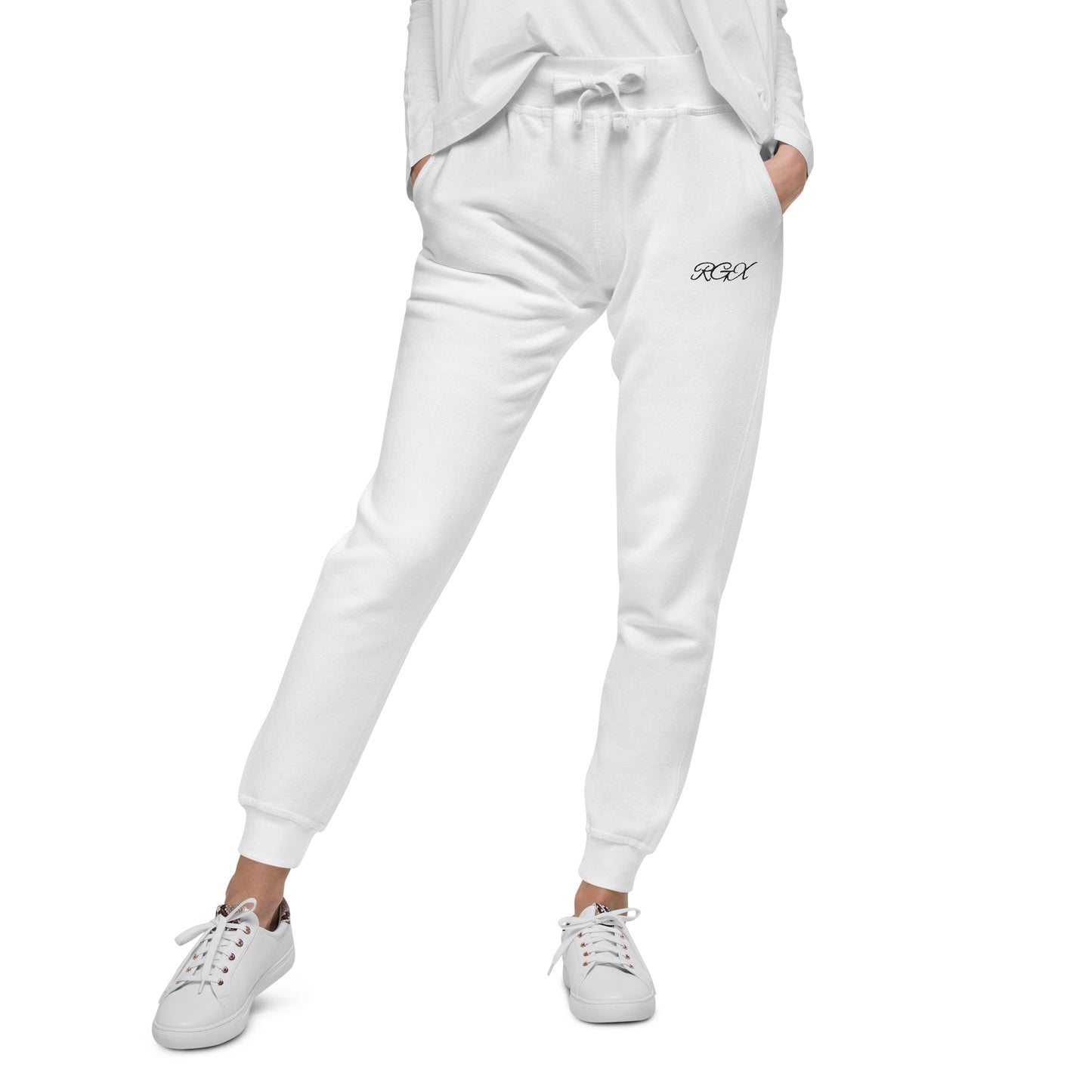 Black fleece sweatpants
