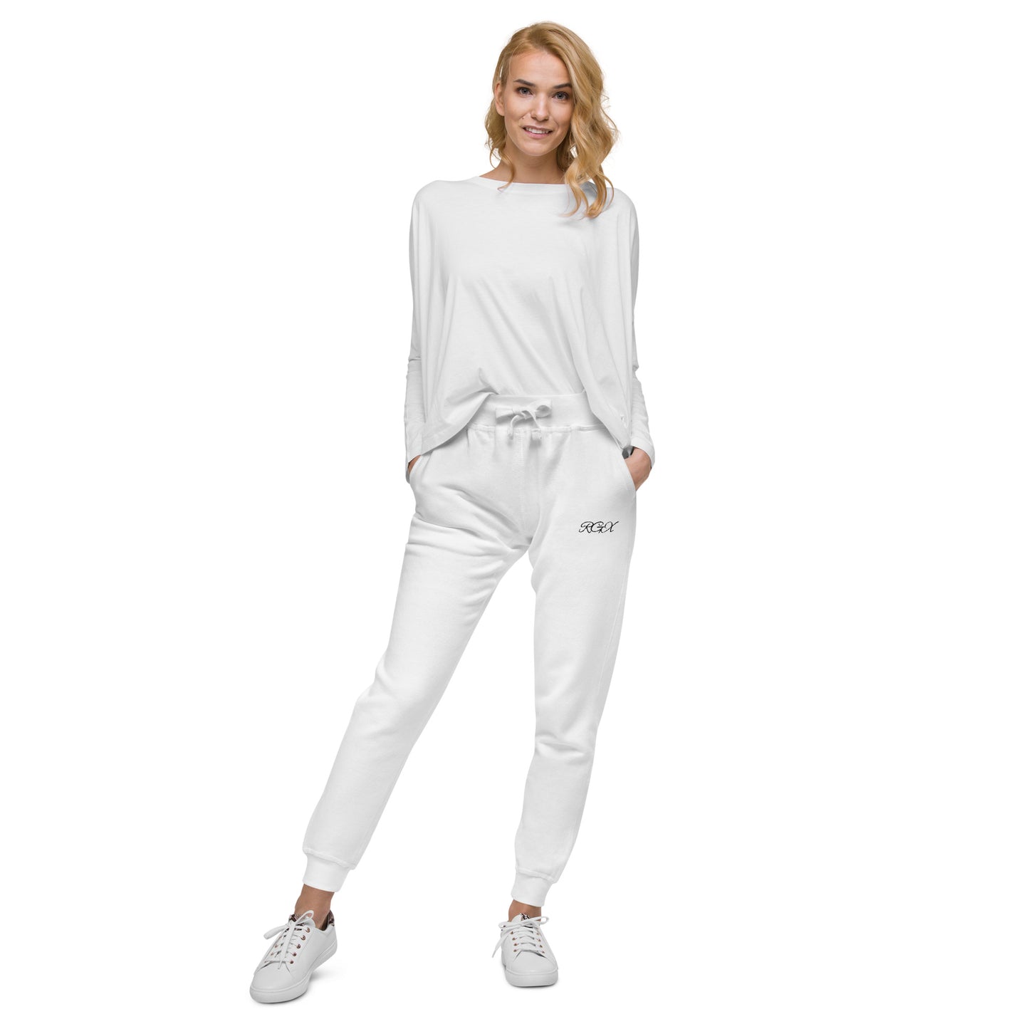 Black fleece sweatpants