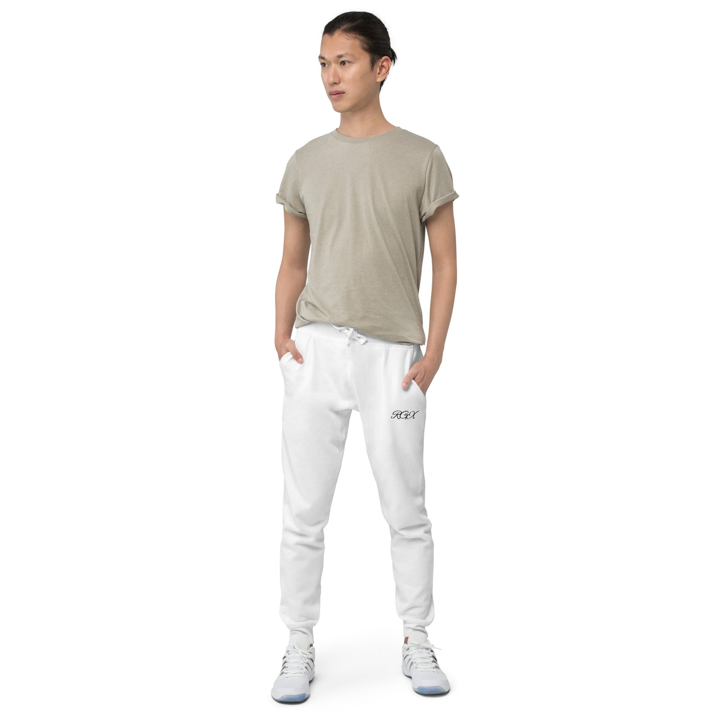 Black fleece sweatpants