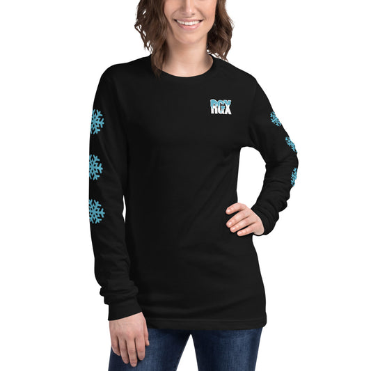 Frosted Black Long Sleeve Tee