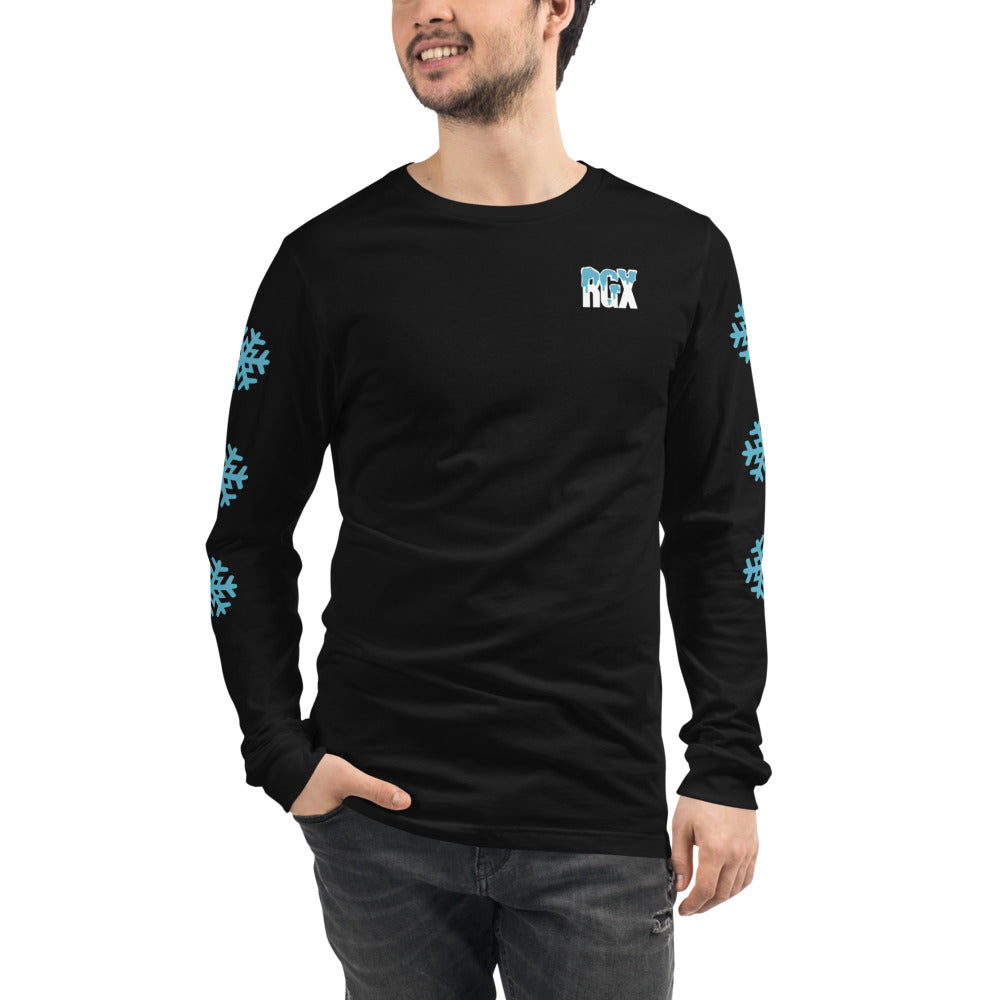 Frosted Black Long Sleeve Tee