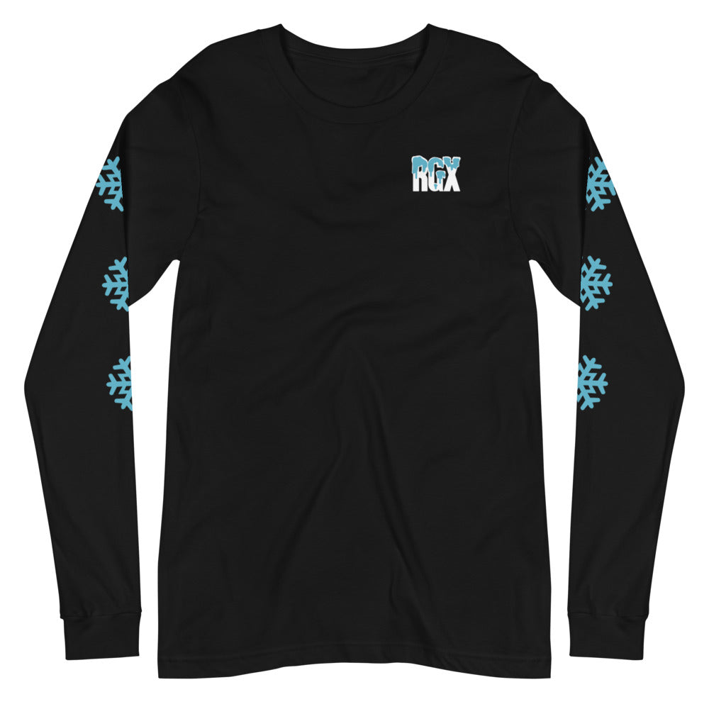 Frosted Black Long Sleeve Tee