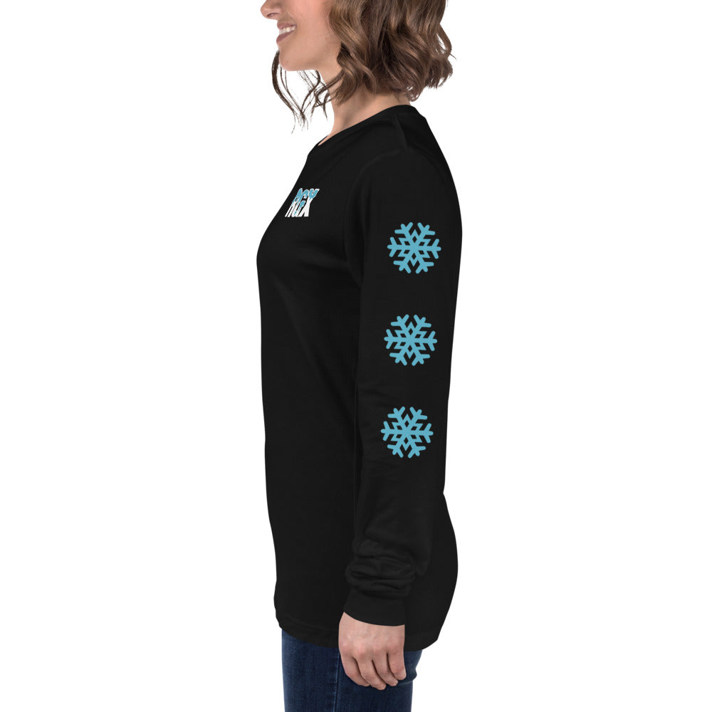 Frosted Black Long Sleeve Tee