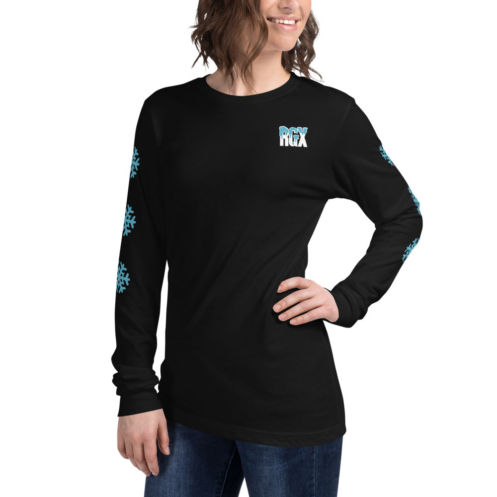 Frosted Black Long Sleeve Tee