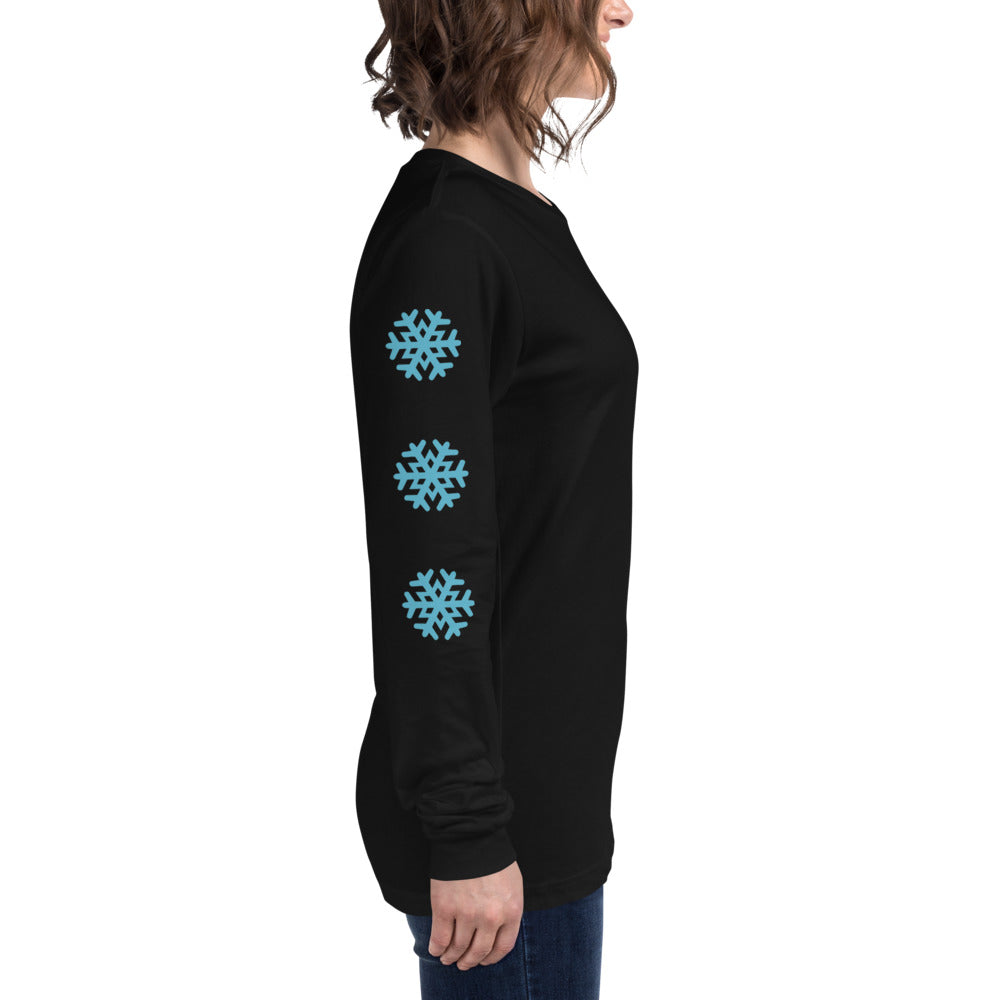 Frosted Black Long Sleeve Tee