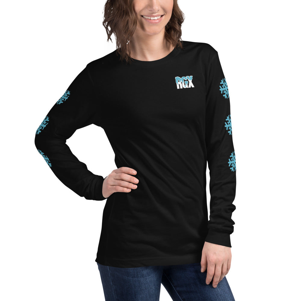 Frosted Black Long Sleeve Tee