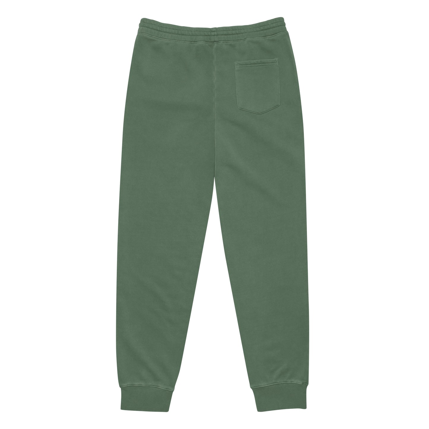 White logo pigment-dyed sweatpants