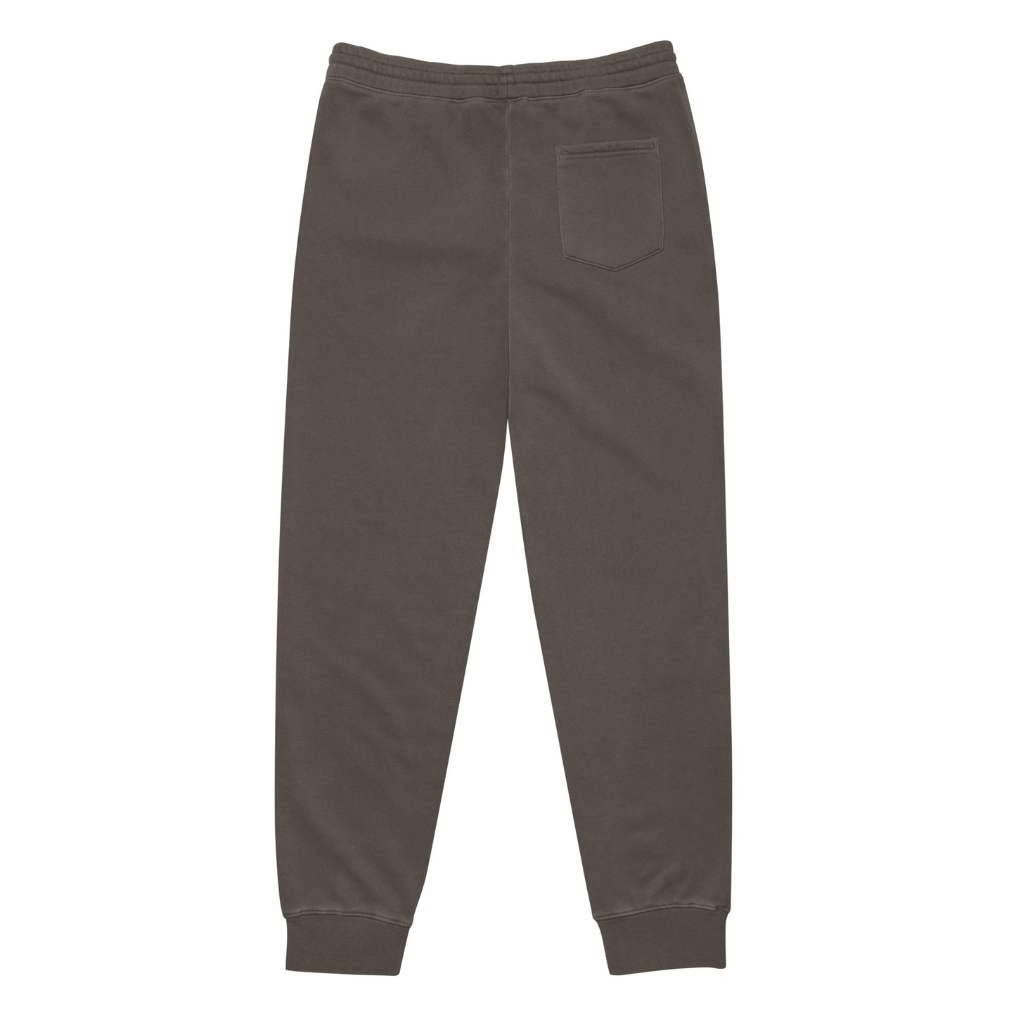 White logo pigment-dyed sweatpants