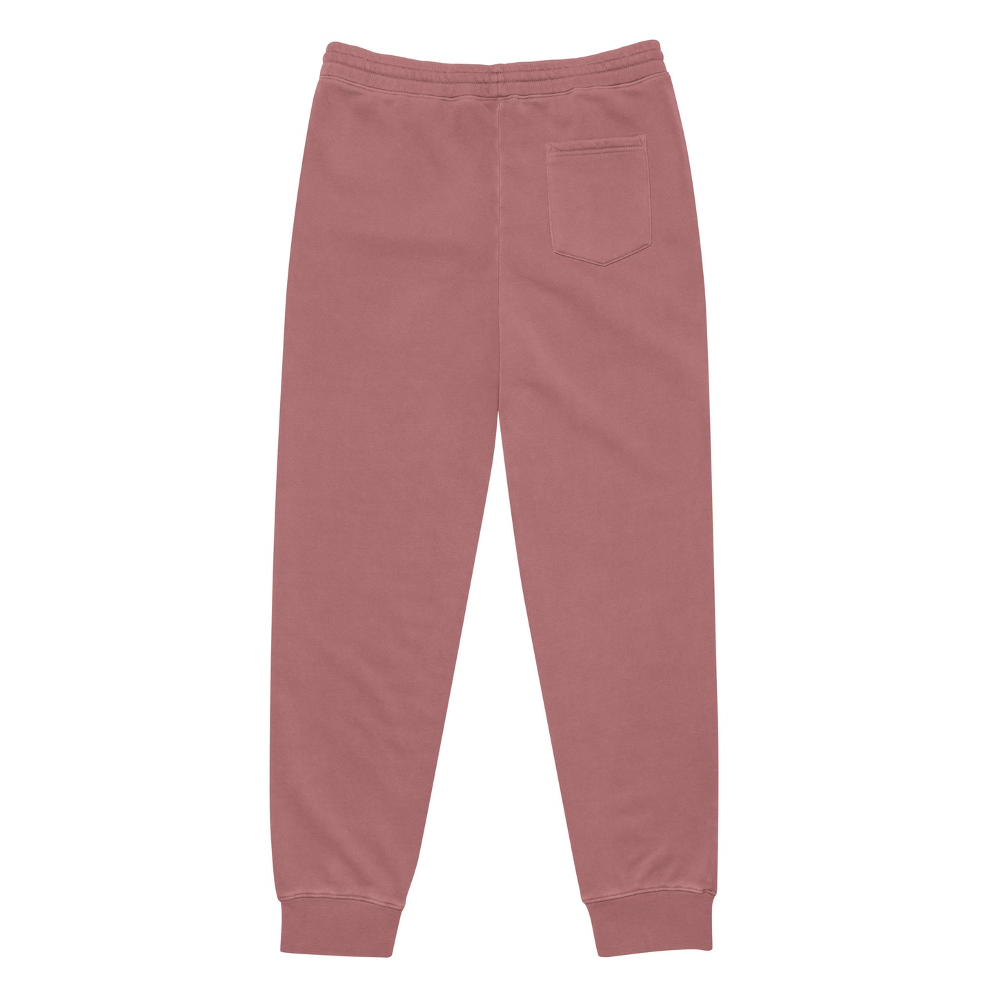 White logo pigment-dyed sweatpants