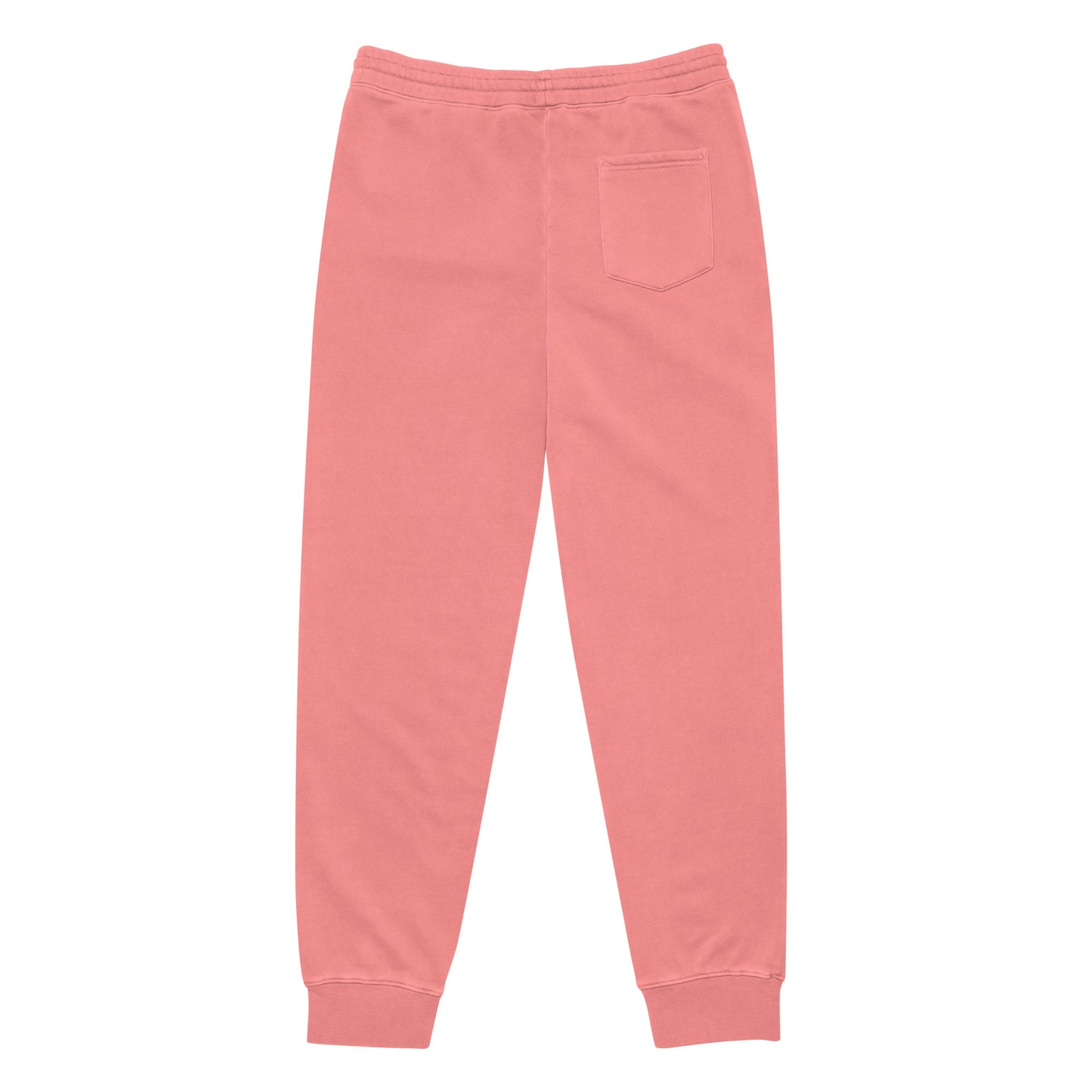White logo pigment-dyed sweatpants
